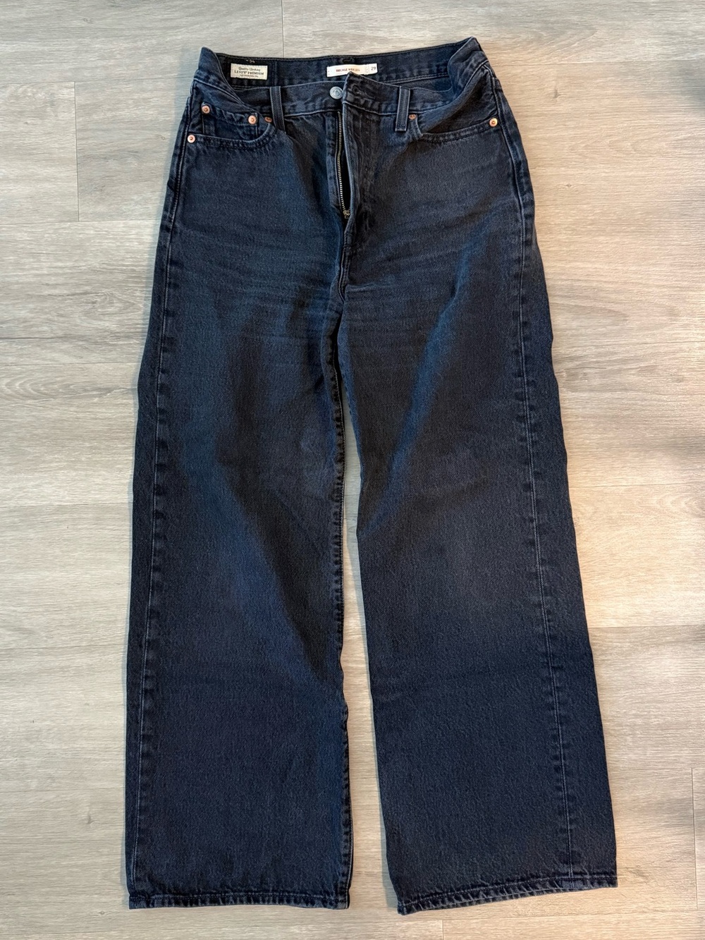 LEVIS RIBCAGE WIDE LEG JEANS